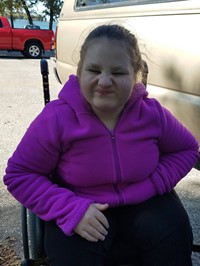 Girl in wheelchair at PBIS Celebration/DNR Day -  Fall 2017
