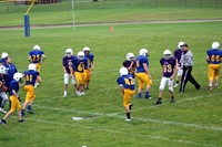A group of junior high football players