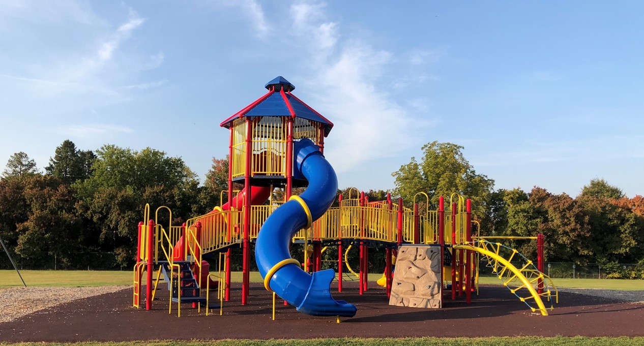 photo of elementary school playground equipment